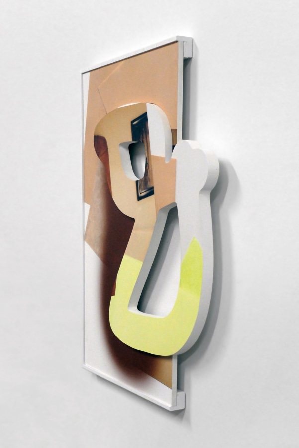 Alternate View of Out of bounds, 2016 Digital prints on MDF ​ 30 x 24 x 3 in.