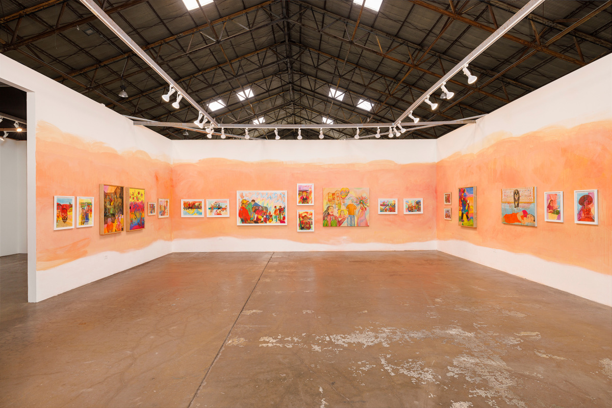 Installation view of&nbsp;Karla Diaz: Wait &lsquo;til Your Mother Gets Home, on view from&nbsp;February 17 - June 22, 2024