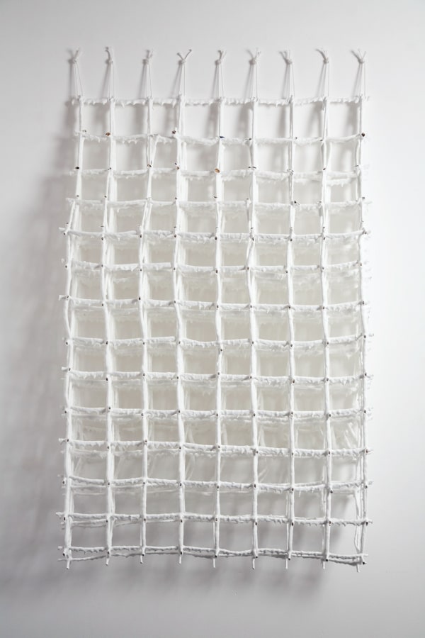 Margie Livingston Falling Grid with Reinforced Floor, 2016