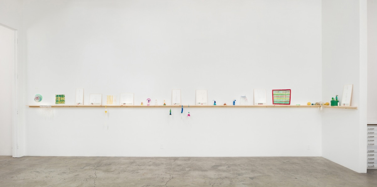 Installation view of Danica Phelps: Many Drops Fill a Bucket