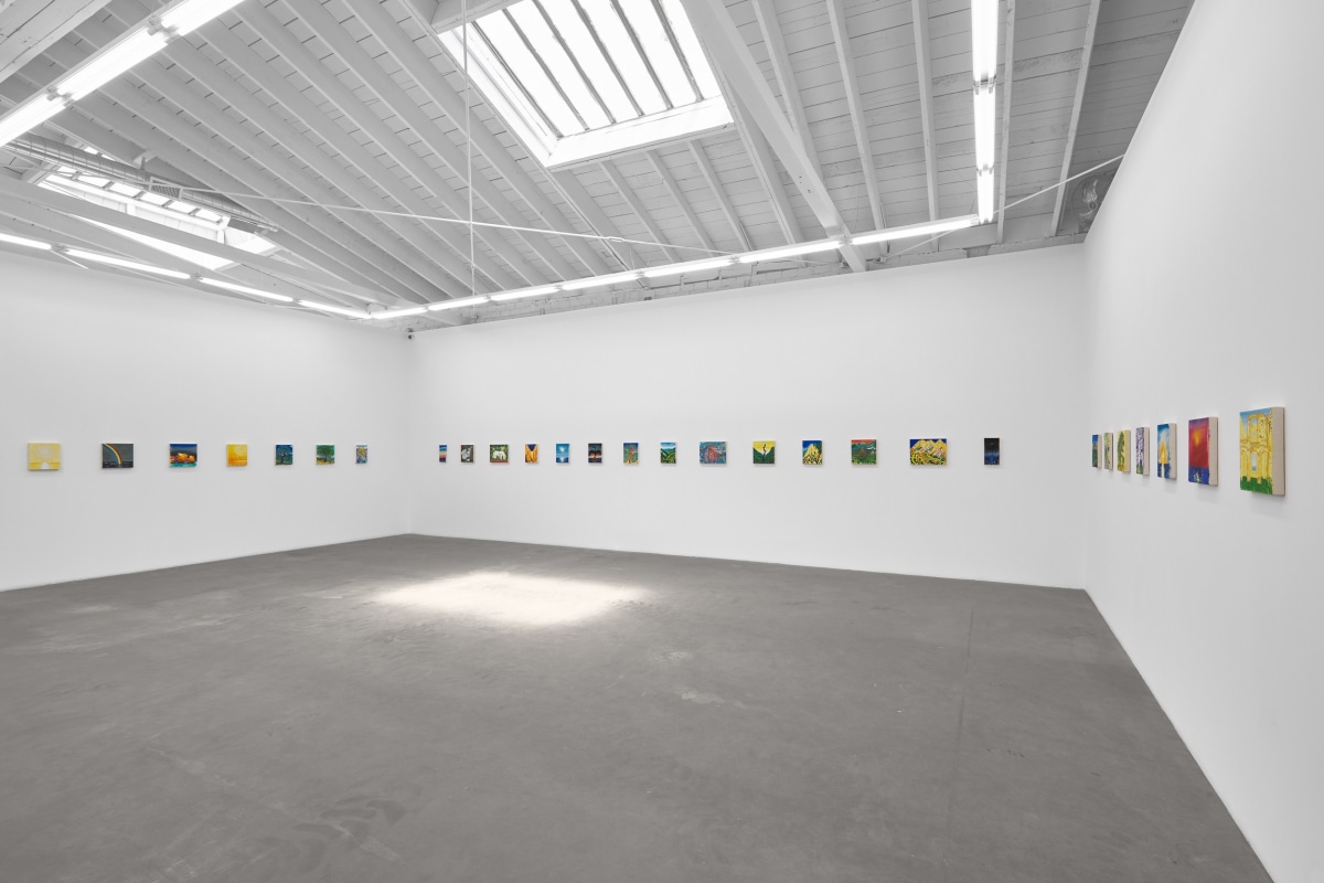 Installation view of ERIK OLSON: The Mountain and the Sea, on view June 17 - August 5, 2023