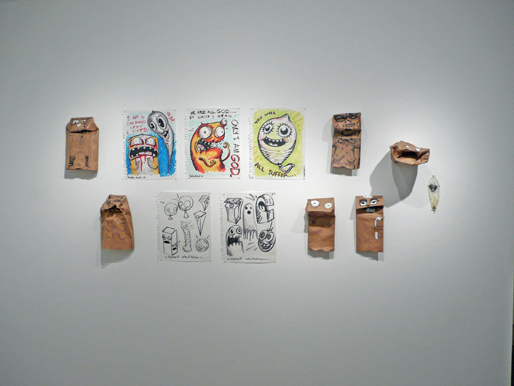 Installation View of Joe Dark Shadow Theater