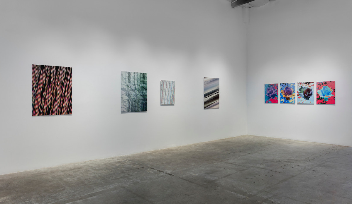 Installation View of Masood Kamandy: The Effect of Lightning on a Rainbow