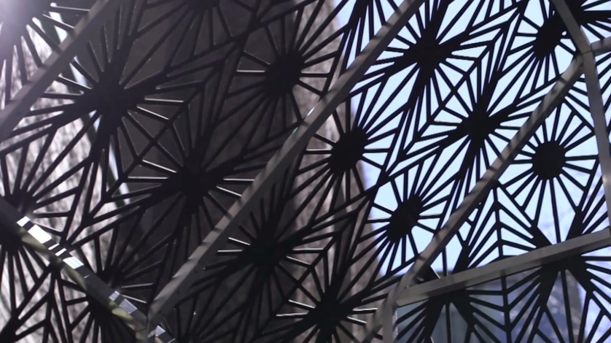 Installation view of&nbsp;Screenhouse&nbsp;at&nbsp;The Arts Club of Chicago&nbsp;