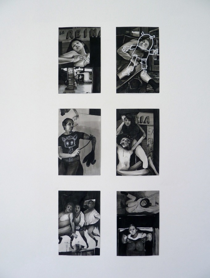 Installation View of Hugo Crosthwaite: Studies for Carpas