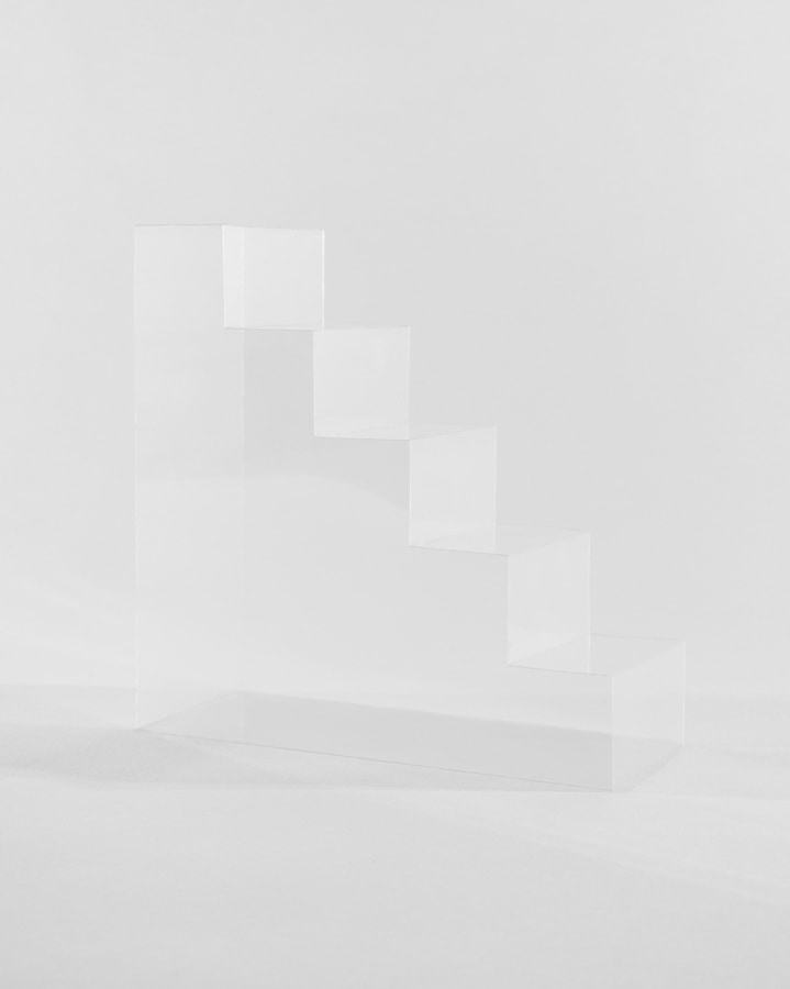 Masood Kamandy  Xerox&reg; Transparency Film Staircase, 2013 C-print 45 x 36 in.