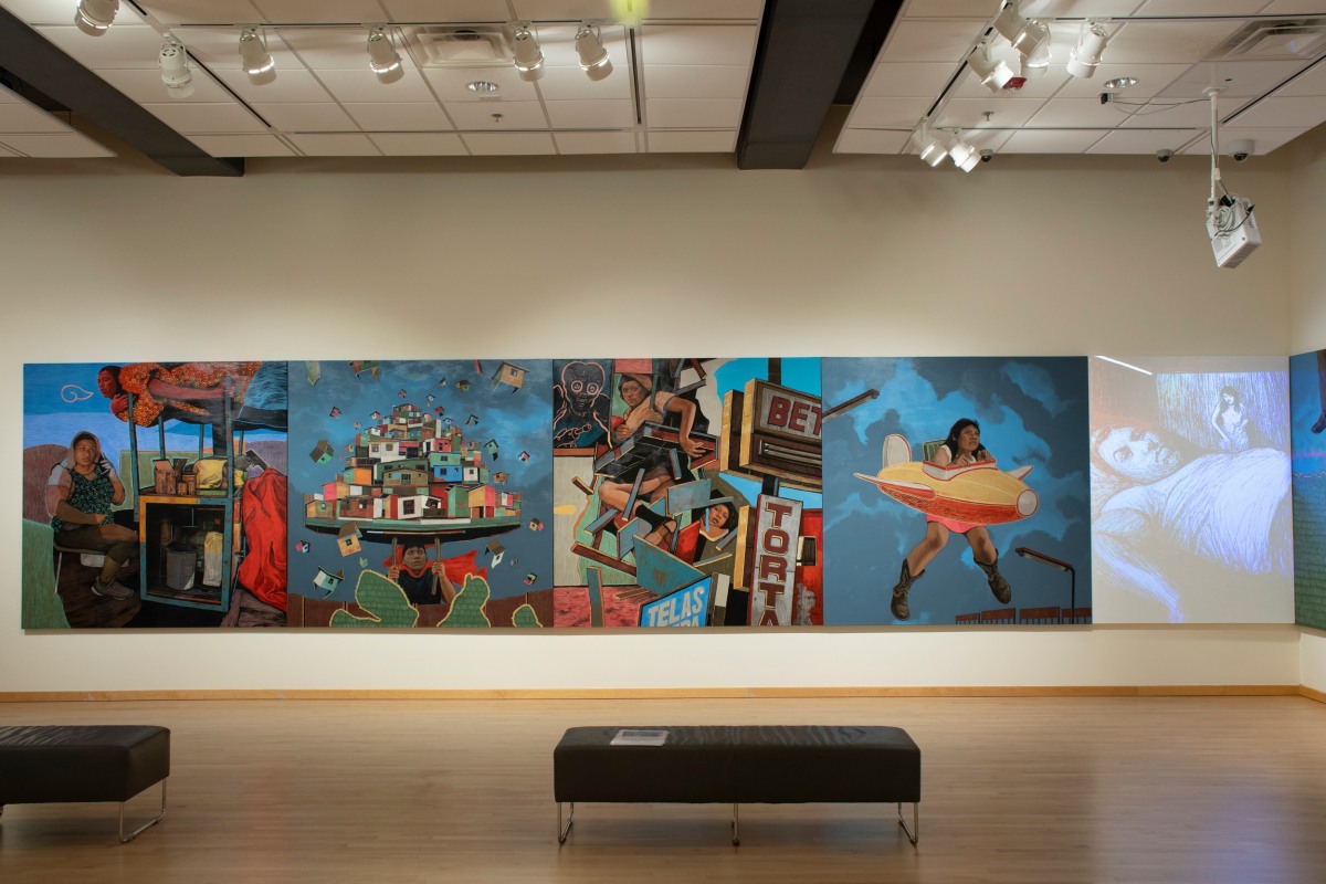 Installation view of Hugo Crosthwaite: Tijuacolor, Staniar Gallery, Washington &amp;amp; Lee University