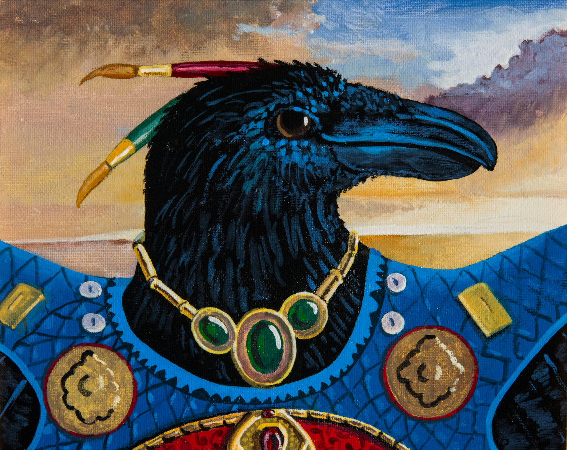 Jim Adams Autumn Ritual (Elizabeth&#039;s Raven), 2013