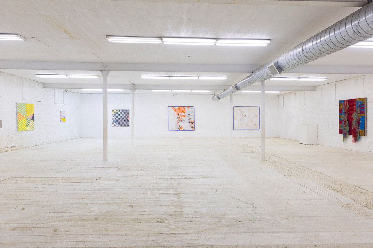 Installation view of Lost and Proud