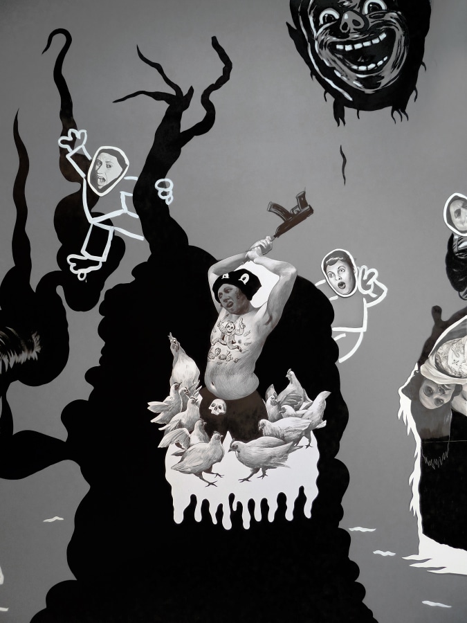 Installation View of Hugo Crosthwaite: Tijuanerias