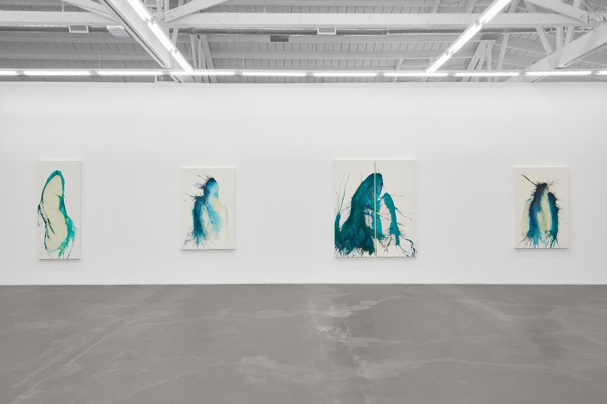 Installation view of&nbsp;Sherin Guirguis: A&rsquo;aru // Field of Reeds: Gathering, on view from November 4 - December 22, 2023