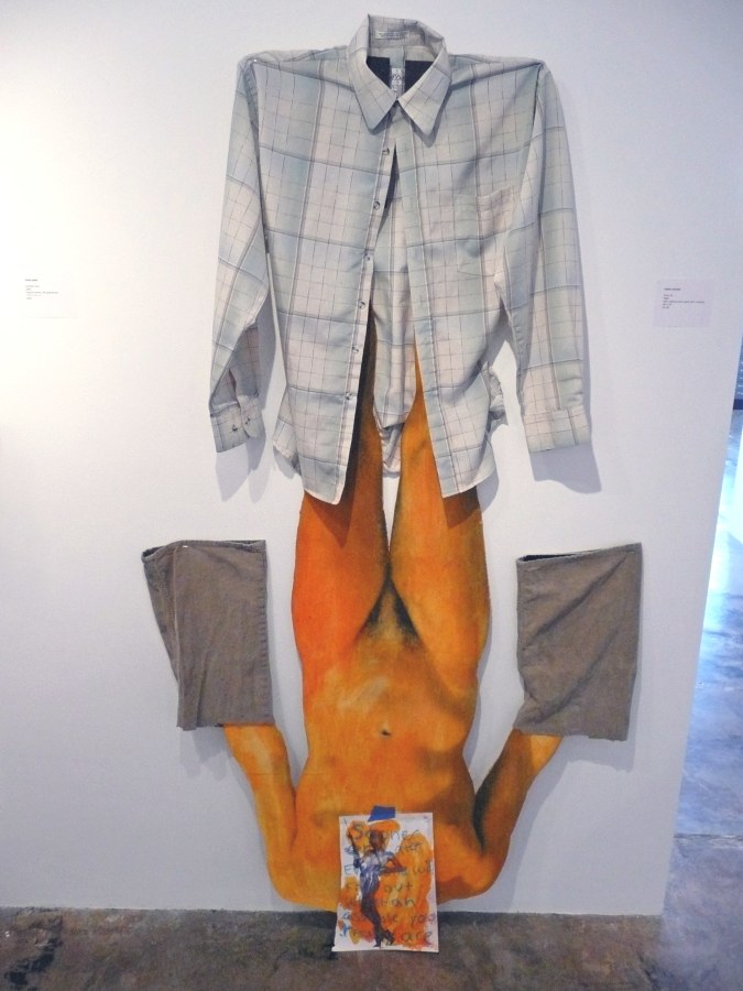 Installation View of COCKED! The Possessed Male: Object of Desire