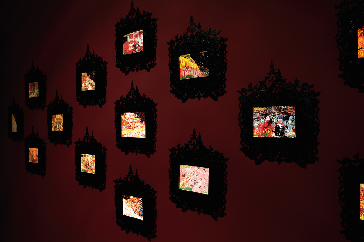 Installation View of Douche Bag City as part of The Dissolve