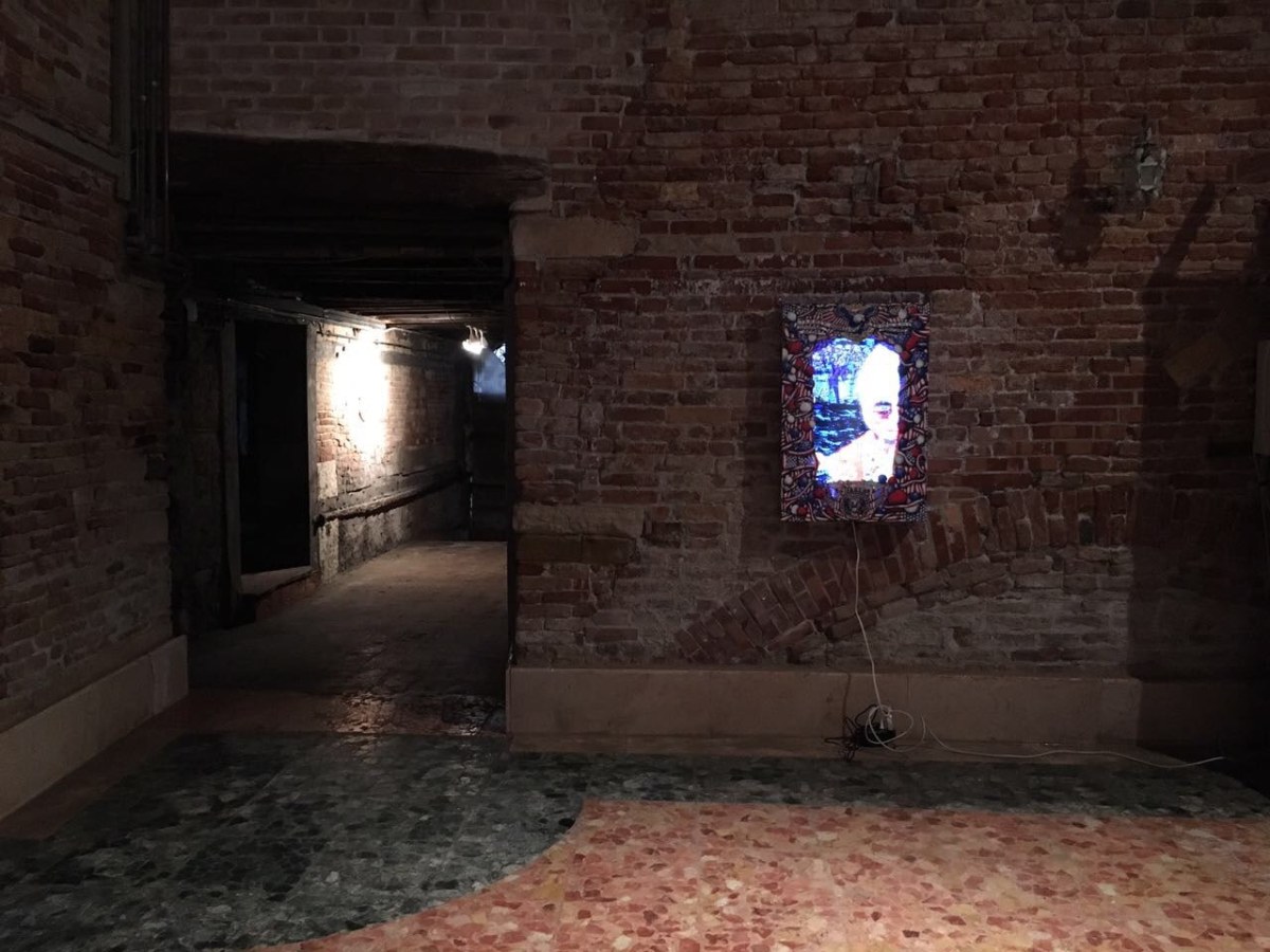 Installation view of Federico Solmi&#039;s installation as part of&nbsp;Vitel Tonn&eacute;&nbsp;as&nbsp;the 57th Venic Biennale&nbsp;