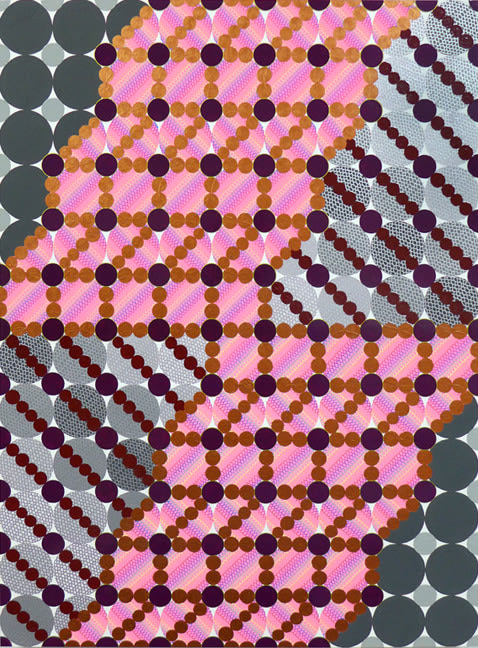 Geoffrey Todd Smith  Sex Axe, 2013 Enamel, gouache, acrylic and ink on panel ​24 x 18 in.