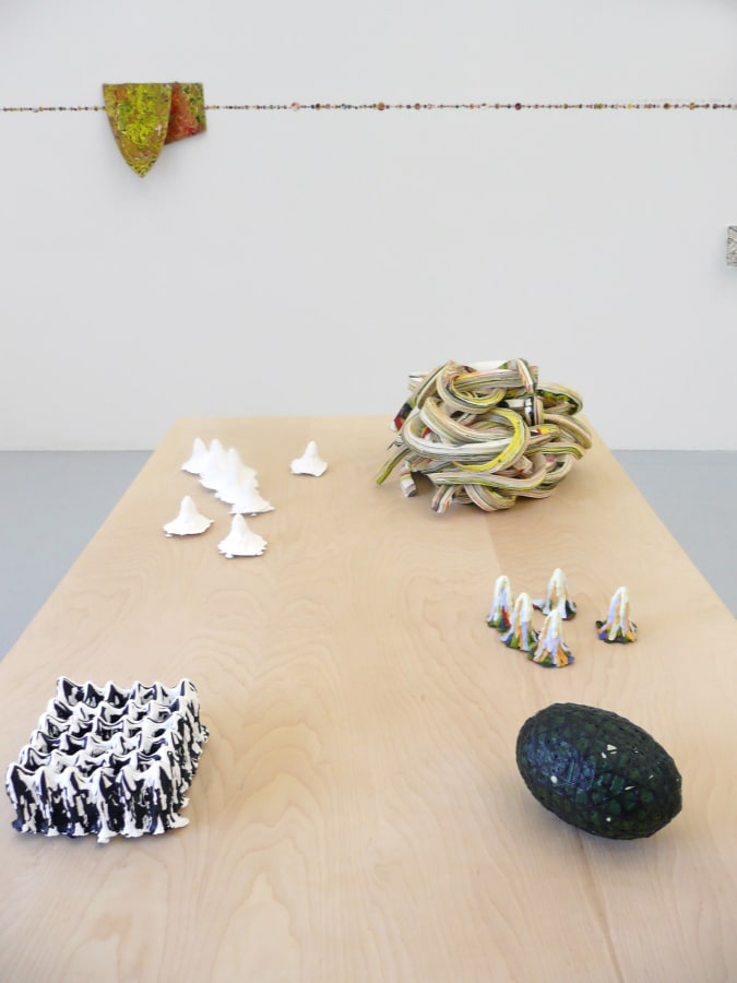 Installation View of Margie Livingston: Paint Objects