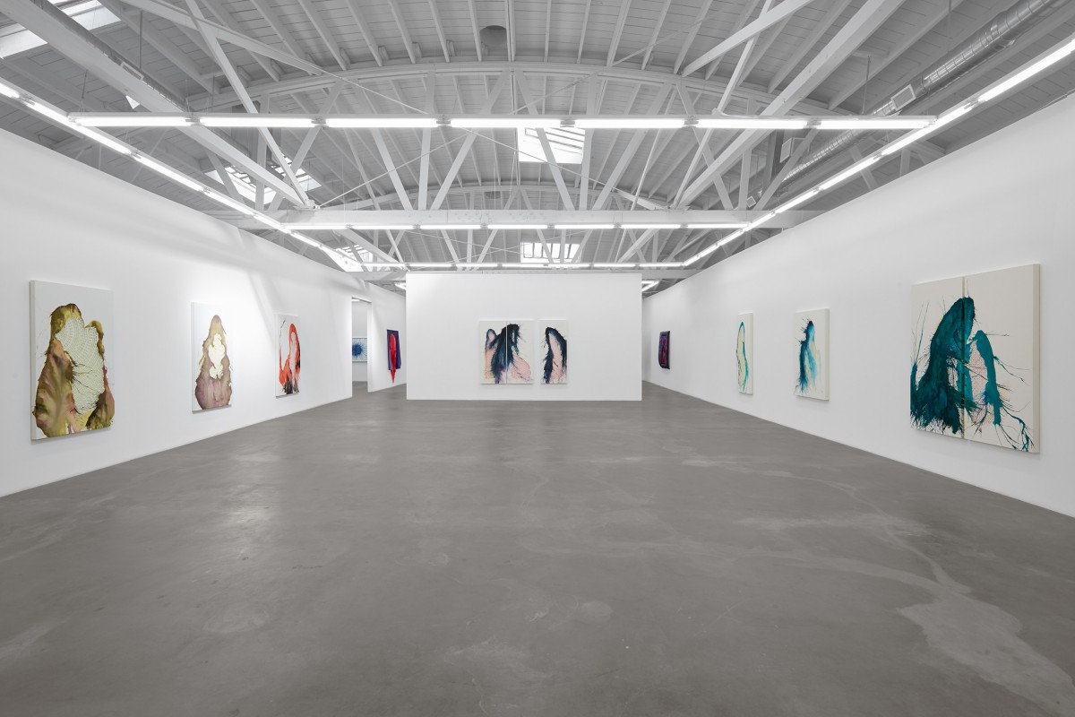 Installation view of&nbsp;Sherin Guirguis: A&rsquo;aru // Field of Reeds: Gathering, on view from November 4 - December 22, 2023