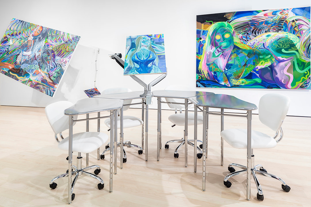 Installation Views of Caitlin Cherry: Dirty Power