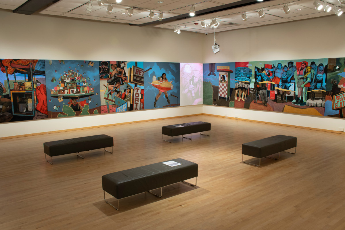 Installation view of Hugo Crosthwaite: Tijuacolor, Staniar Gallery, Washington &amp;amp; Lee University