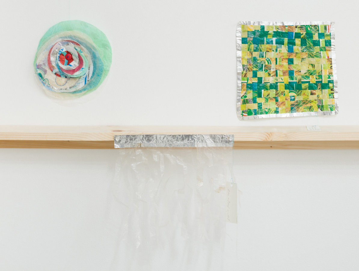 Installation view of Danica Phelps: Many Drops Fill a Bucket