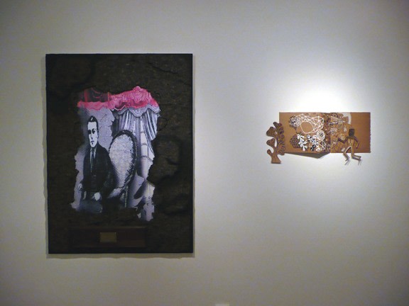 Installation View of Joe Dark Shadow Theater