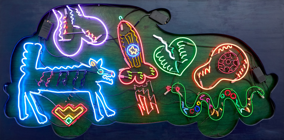 Frank Romero Lowrider (Blue), 1992