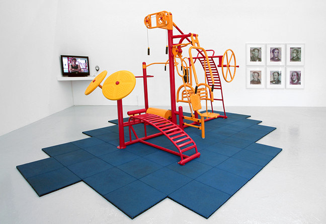 Installation View of Seth Augustine: MASH_UPS