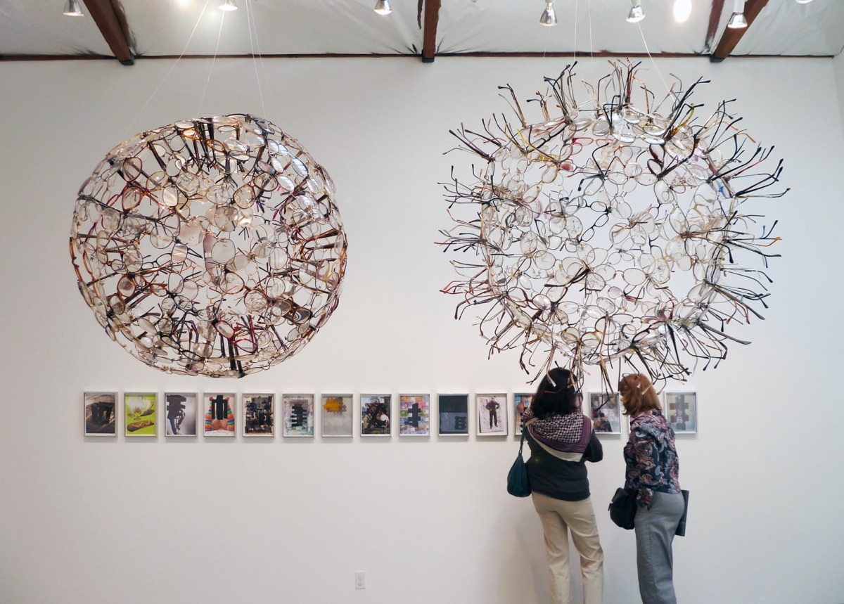 Installation View of Chris Lipomi and Jason Sherry: Works on Paper and Sculpture