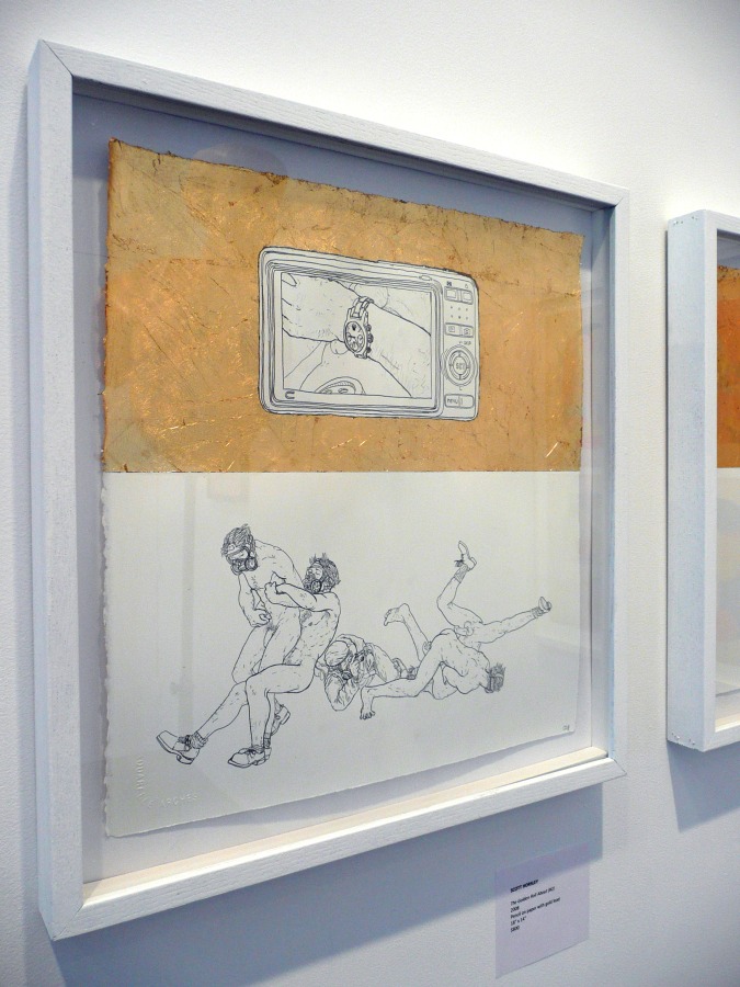 Installation View of COCKED! The Possessed Male: Object of Desire