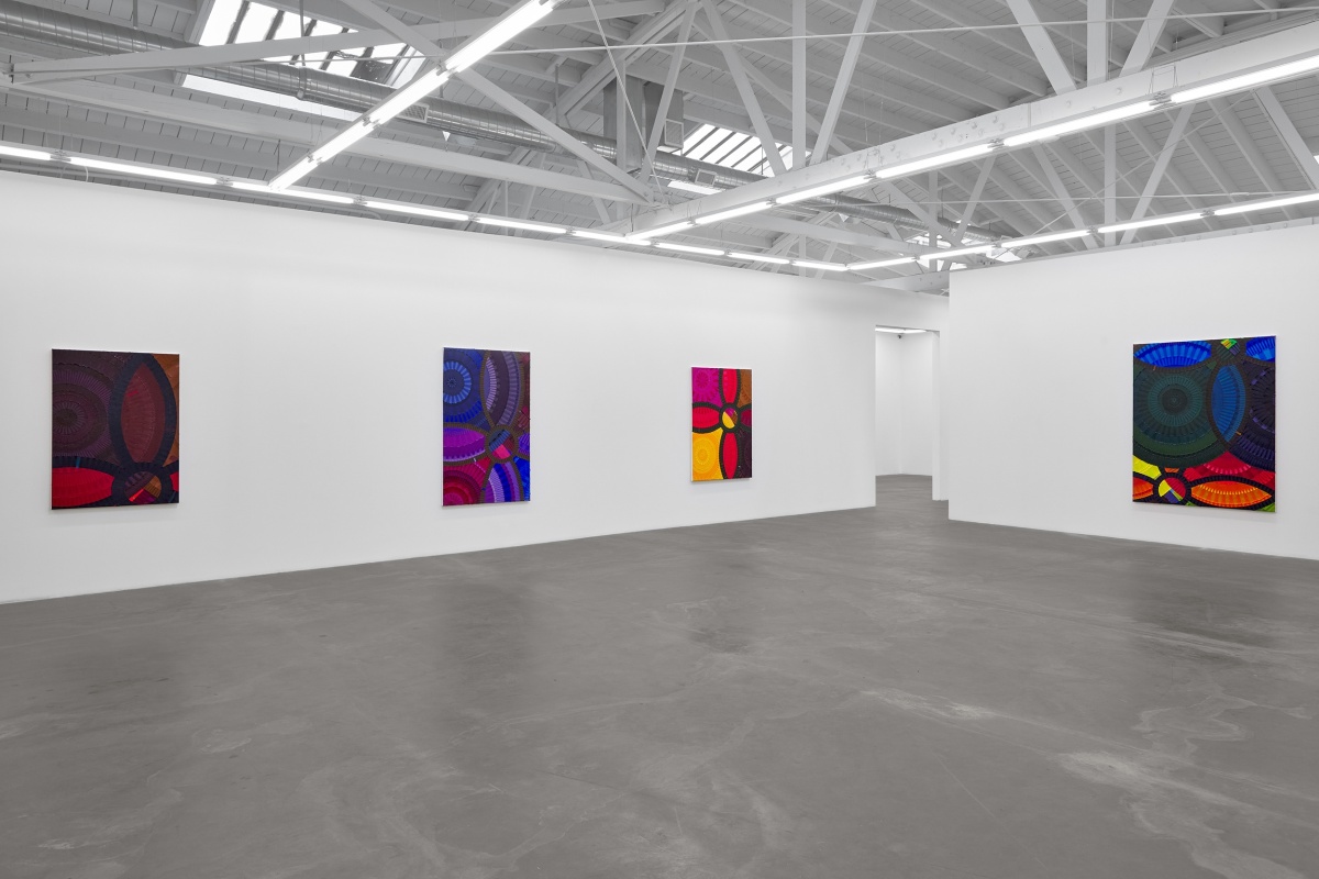 Installation view of JUNE EDMONDS: Meditations on African Resilience, on view February 24 - April 13, 2024