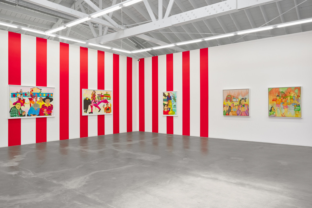 Installation view of&nbsp;KARLA DIAZ: Mujer Valiente y Los Diablitos (Brave Woman and The Little Devils), April 27 - May 8, 2024