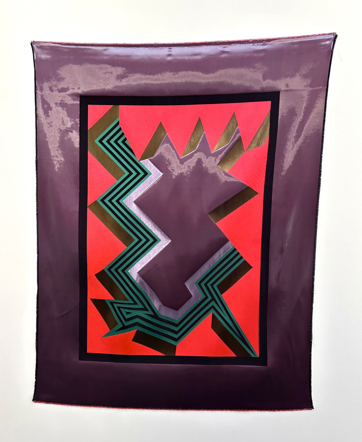 Liz Collins Fractured Sky (b/g/o/s), 2023