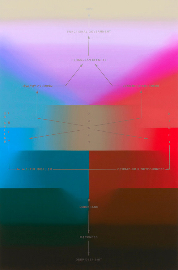 Nicolas Grenier Middle Ground III, 2013 Oil and acrylic on panel  36 x 24 in.
