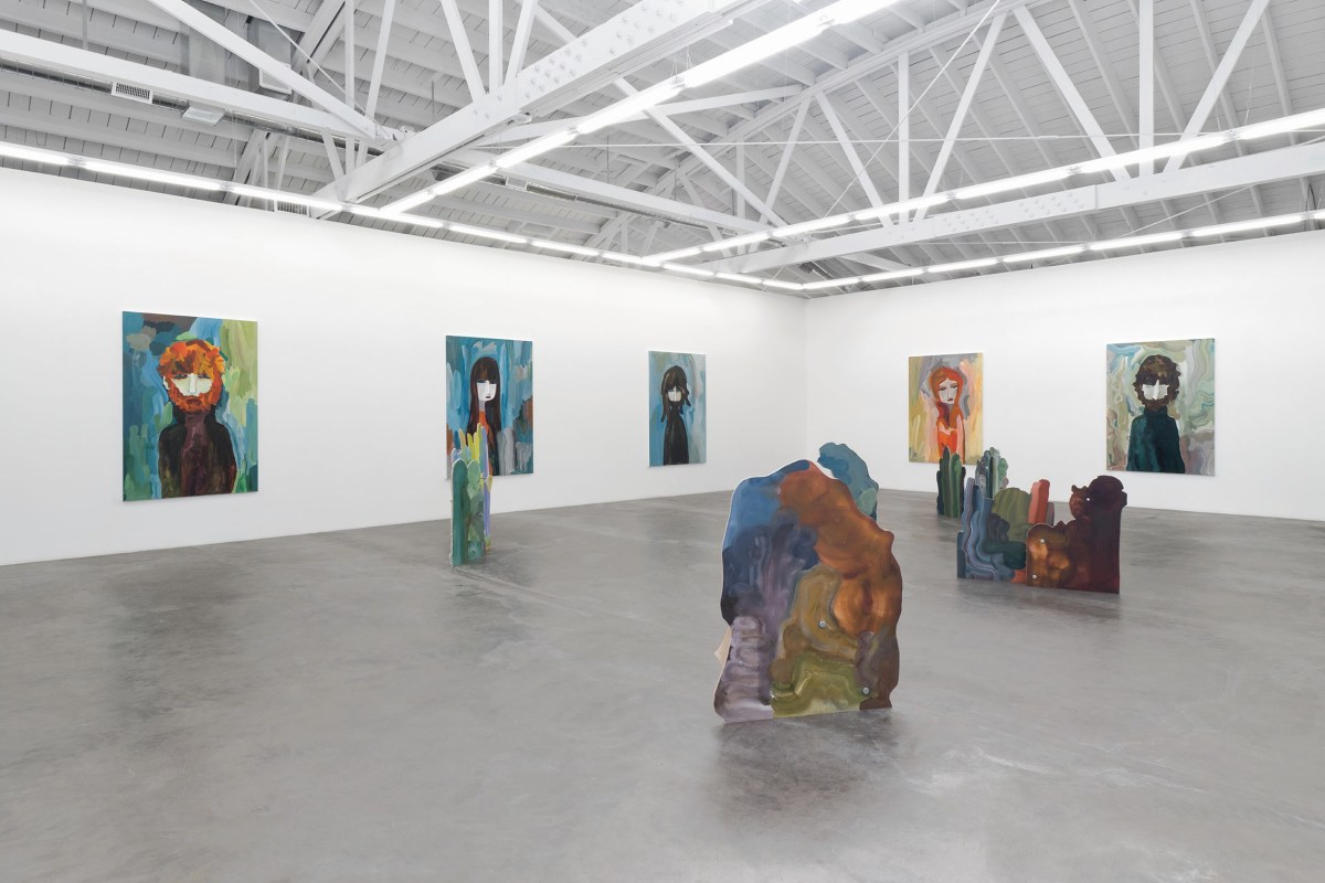 Installation view of Edie Beaucage,&nbsp;All Over the Time