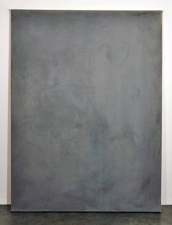 Jennifer Boysen Garden Painting II, 2012 Coal, marble dust, dye ink, tempera on canvas  ​72 x 92 in.
