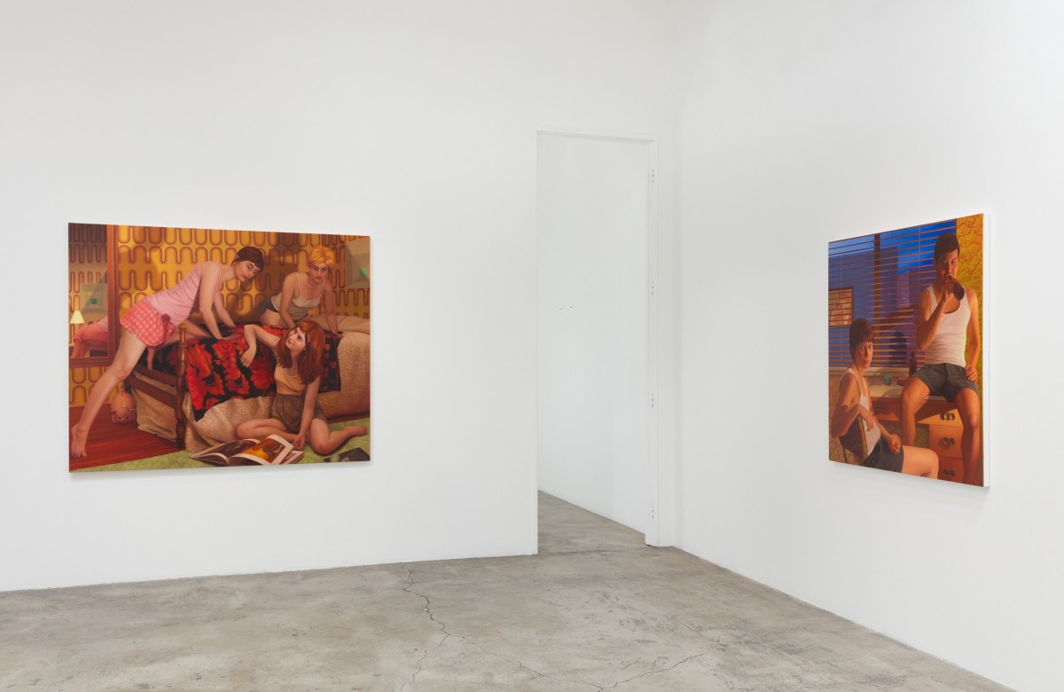 Installation View of Laura Krifka: The Game of Patience