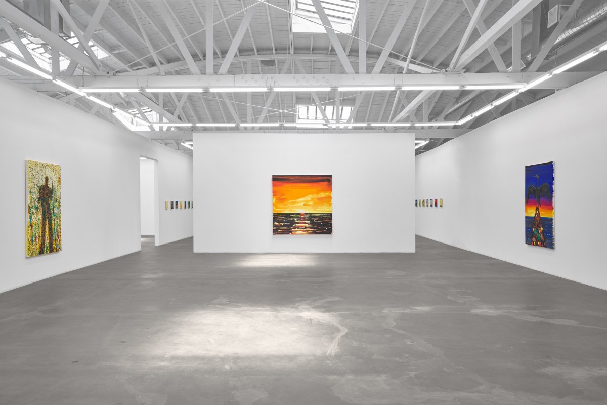 Installation view of ERIK OLSON: The Mountain and the Sea, on view June 17 - August 5, 2023