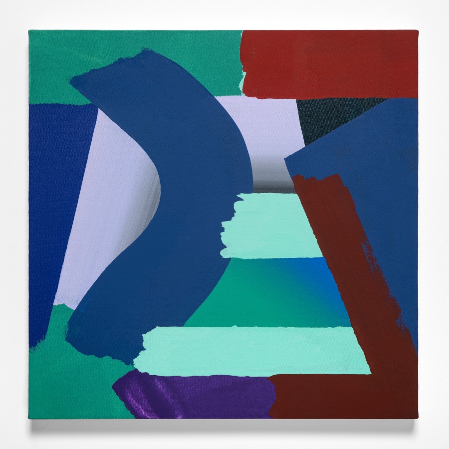 Michael Kindred Knight, Vantage, 2021, Acrylic on canvas, 18 x 18 in.