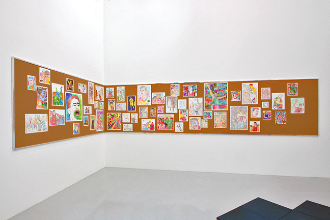 Installation View of Seth Augustine: MASH_UPS