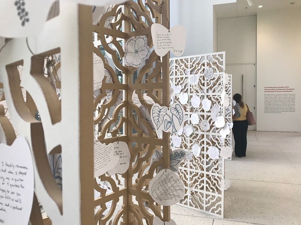 Installation view of&nbsp;GRAFT&nbsp;at the Poetry Foundation&nbsp;