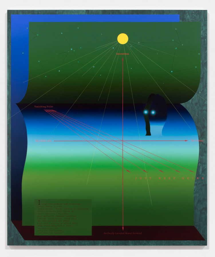 Nicolas Grenier, Like There's No Tomorrow, 2021, Oil and acrylic on canvas, 68 x 57.5 inches