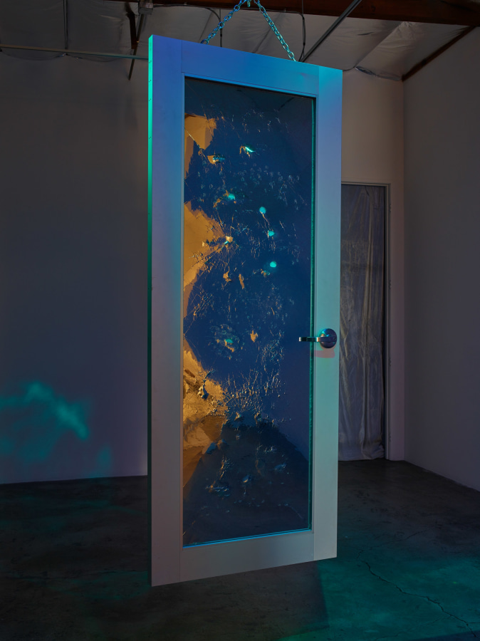 Installation View of Josh Reames and Jose Lerma: He Hath Founded It Upon The Seas Monument To Wilson and Kelling