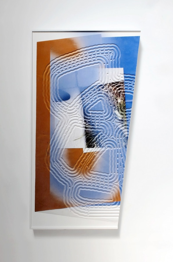 Kate Boner Beyond the edge, 2016  Digital prints on MDF 55 x 30 x 3 in.