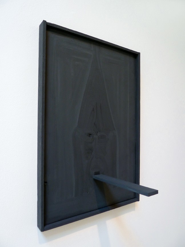 Aaron Wrinkle  Alternate View of:  Wizard Road, 2013 ​Acrylic on wood 24.75 x 16.75 x 11 in.