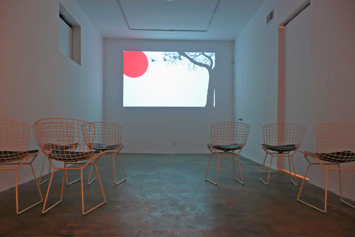 Installation View of Joe Dark Shadow Theater