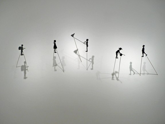 Installation View of Joe Dark Shadow Theater