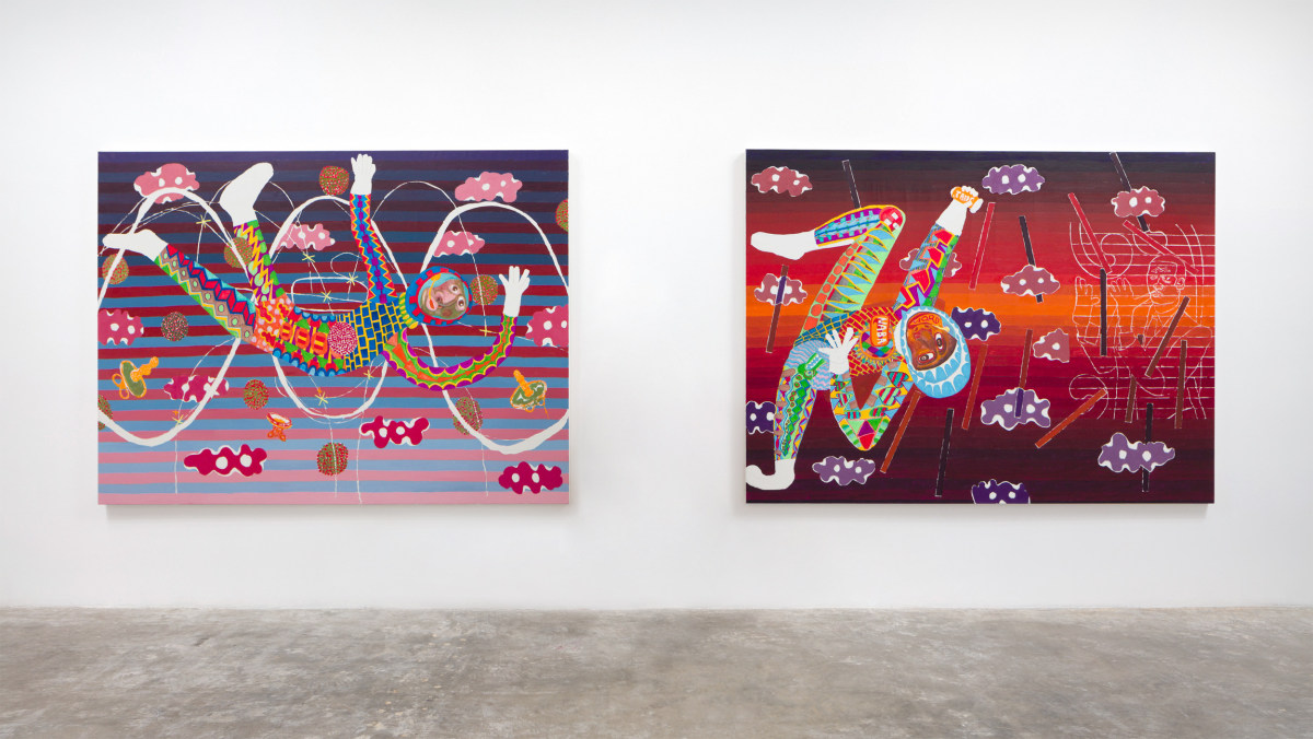 Installation View of PETER WILLIAMS:&nbsp;Black Universe. Photo by Michael Underwood.&nbsp;