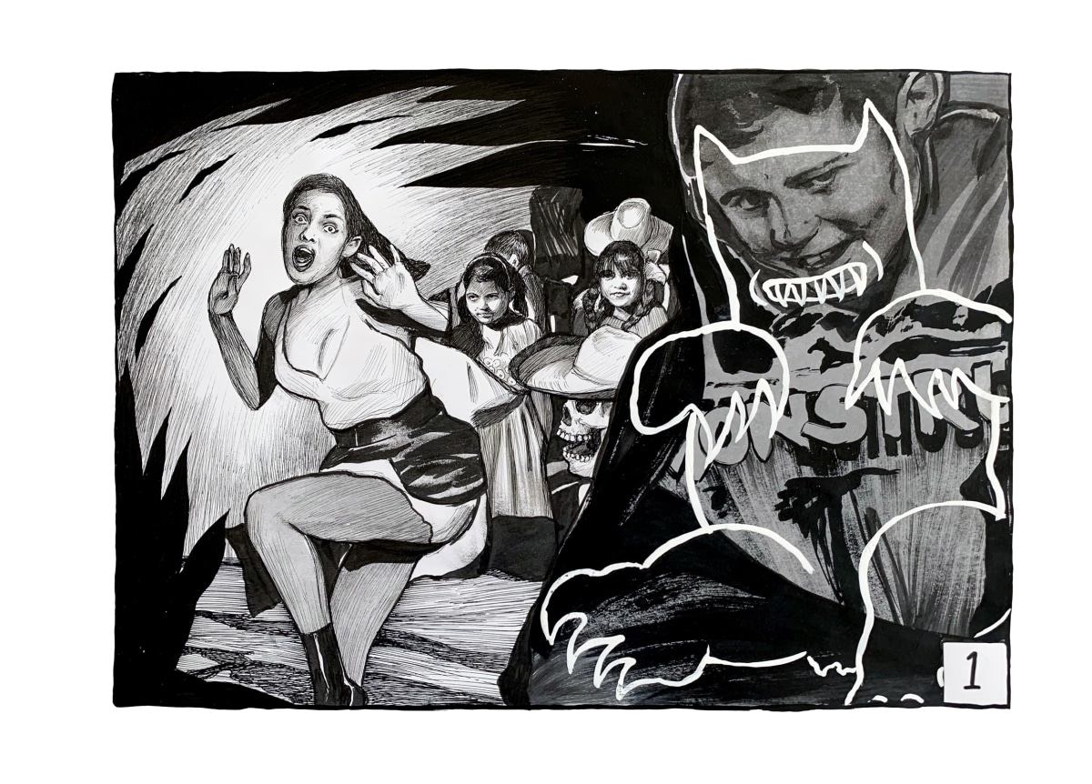 Hugo Crosthwaite Tijuana Bible, #4, 2018 (page 1)