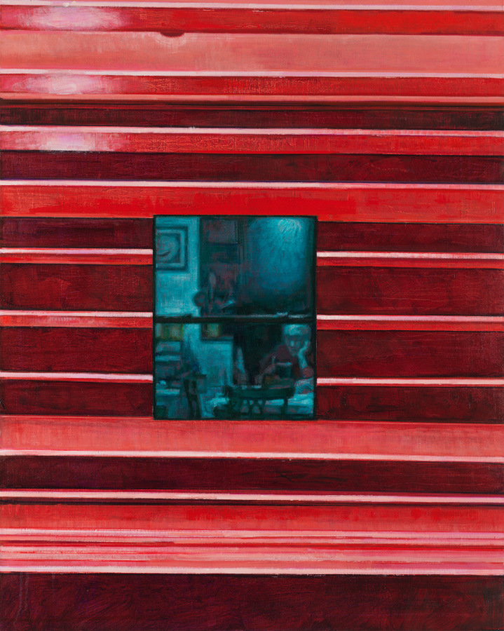 Laura Karetzky, Inversion of an Inverted Painting, 2021, Oil on panel, 30 x 24 in.