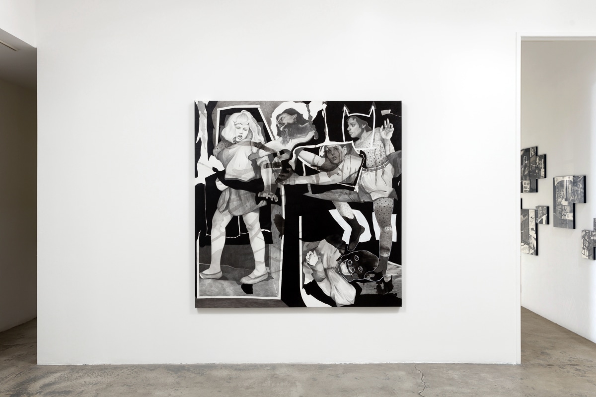 Installation View of Hugo Crosthwaite:&nbsp;TIJUAS! (Death March, Tijuana Bibles, and Other Legends)